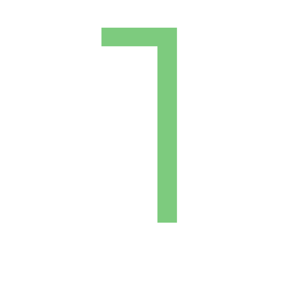 green number 1