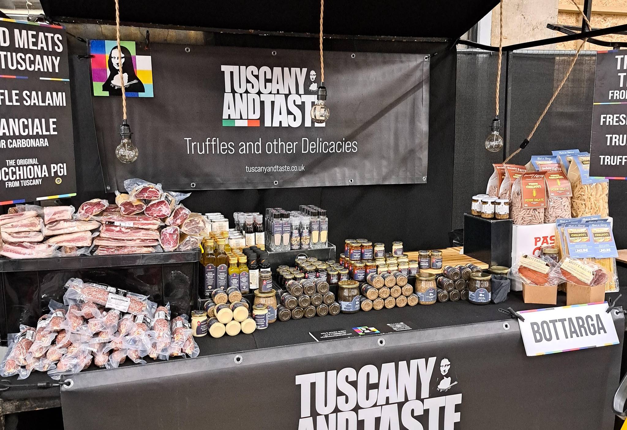 tuscany and taste market trader stall hold self storage customers
