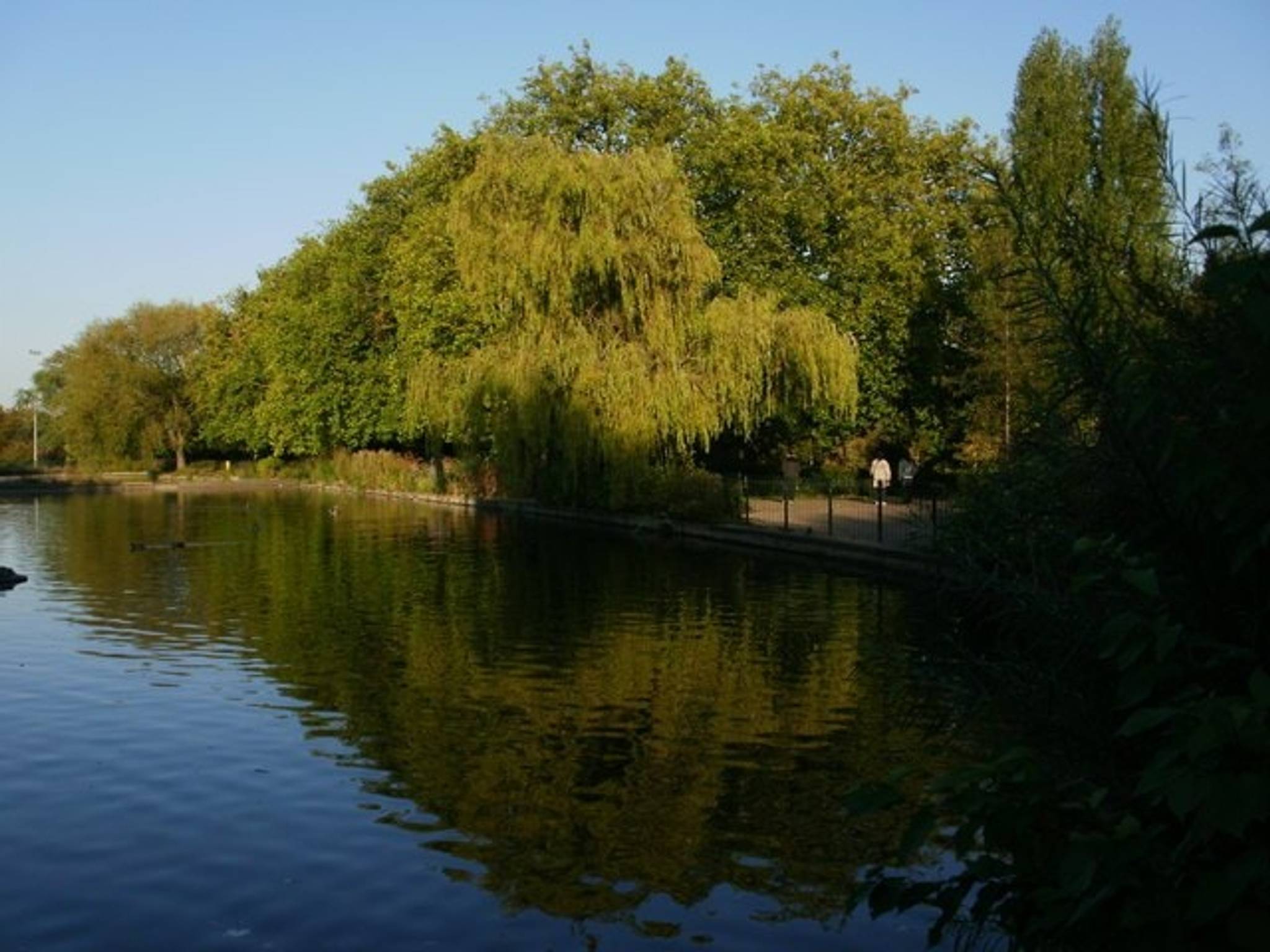 Body of water inside Finsbury Park