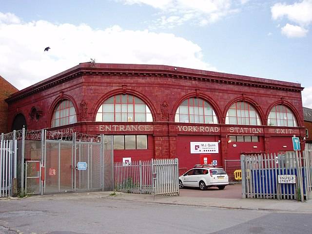 New view of abandoned York Road Station in London
