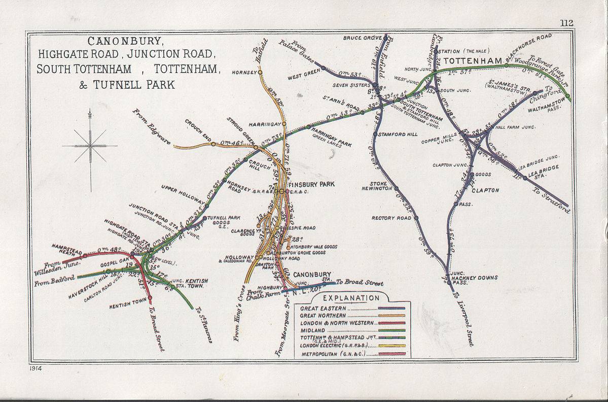 Canonbury, Highgate Road, Junction Road, South Tottenham, Tottenham & Tufnell Park