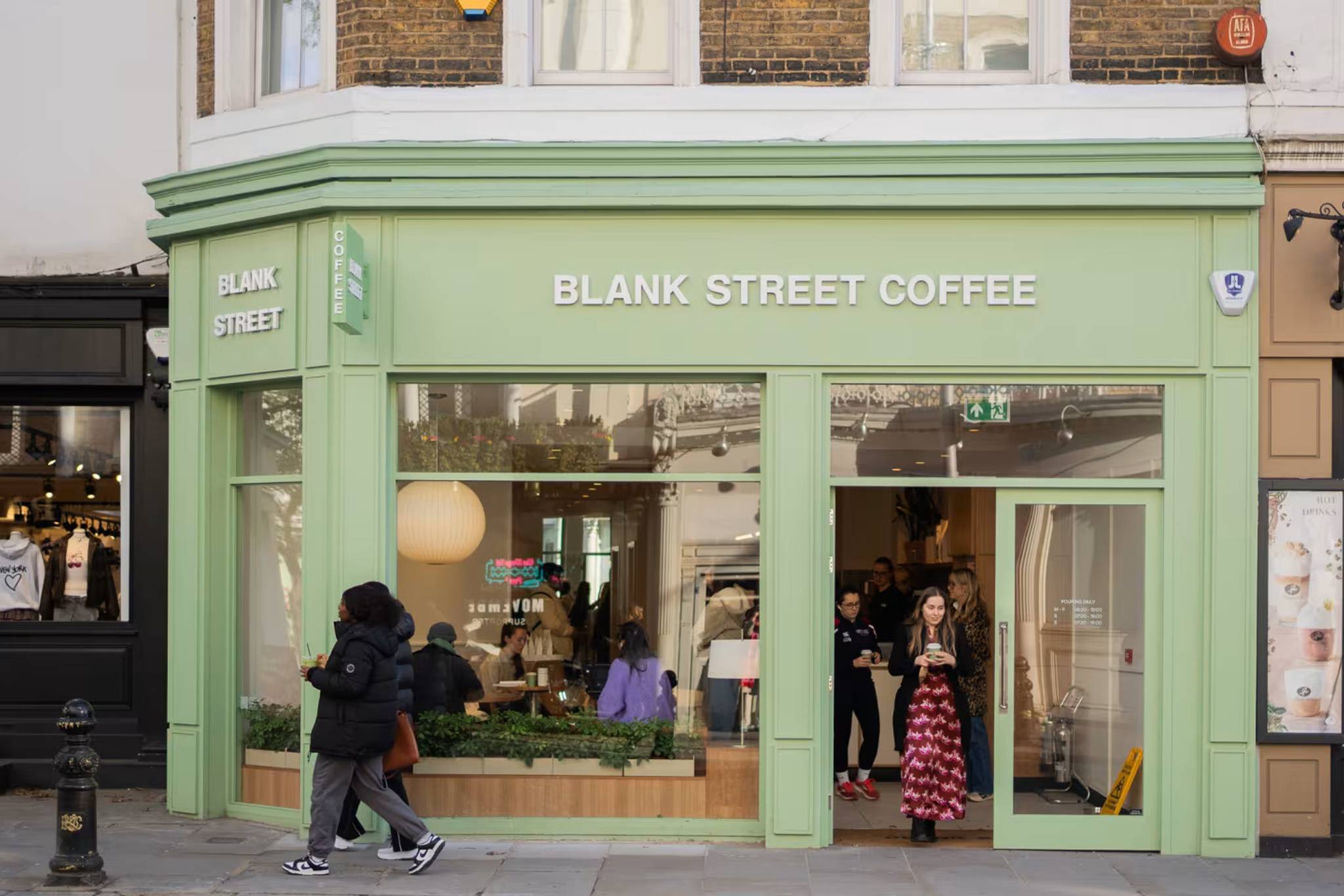 Blank Street Coffee. Kings Cross location