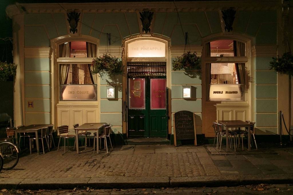 Front of the Pineapple Pub