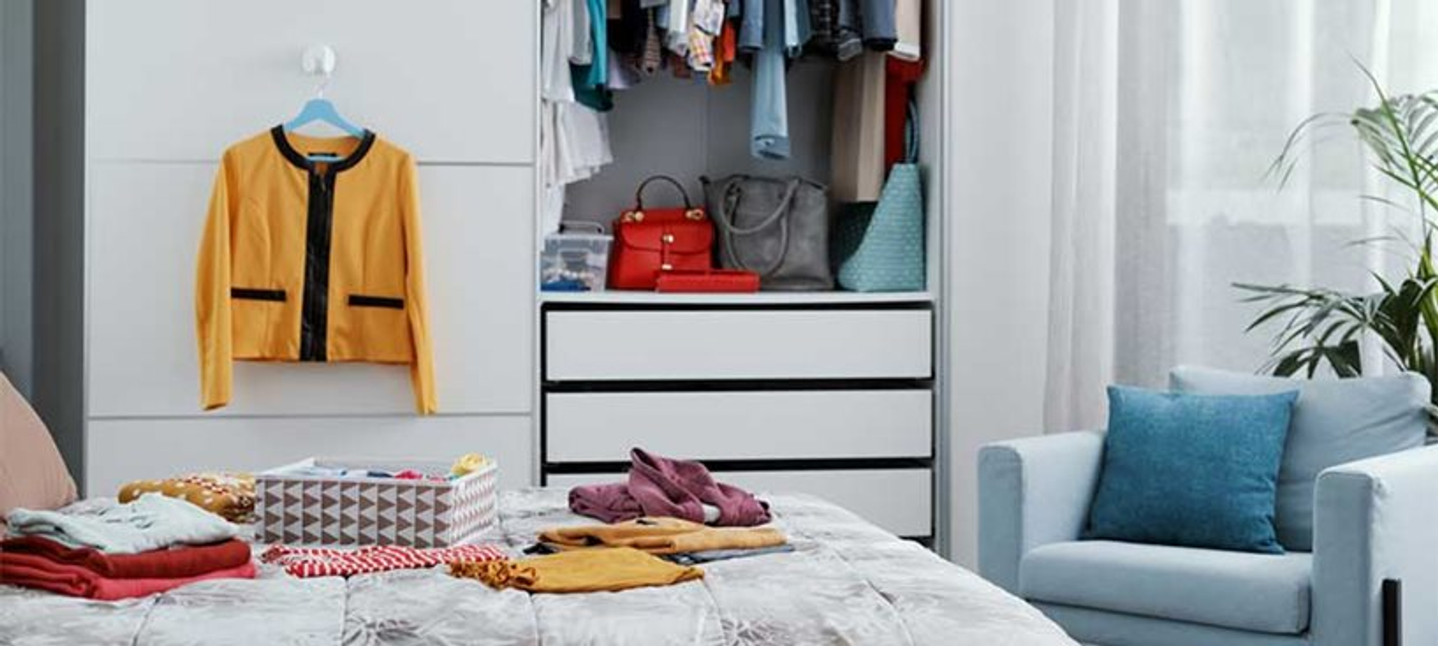 Furniture storage to declutter home