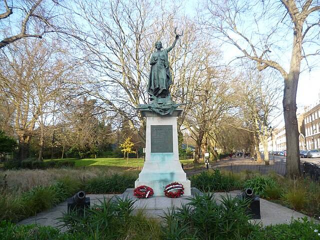 Boer War memorial in Highbury Fields