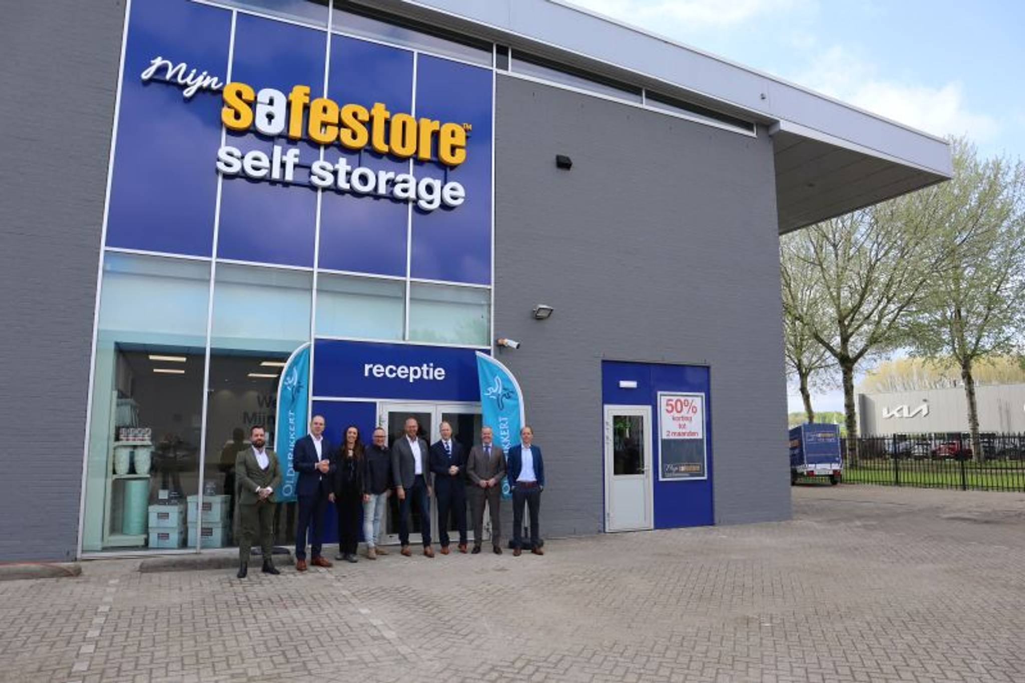 Outdoor view of safestore self storage facility