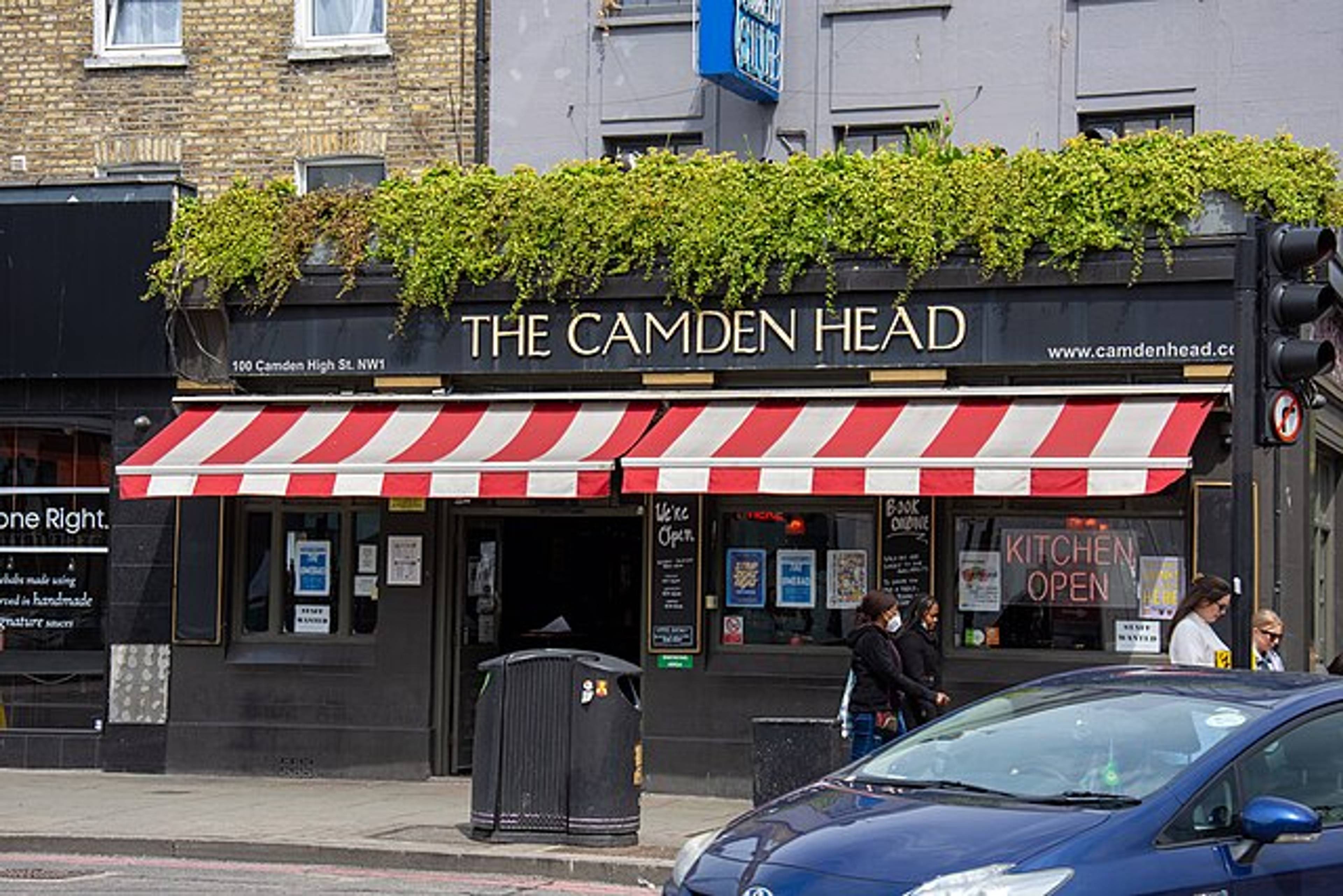 The Camden Head pub, May 2021