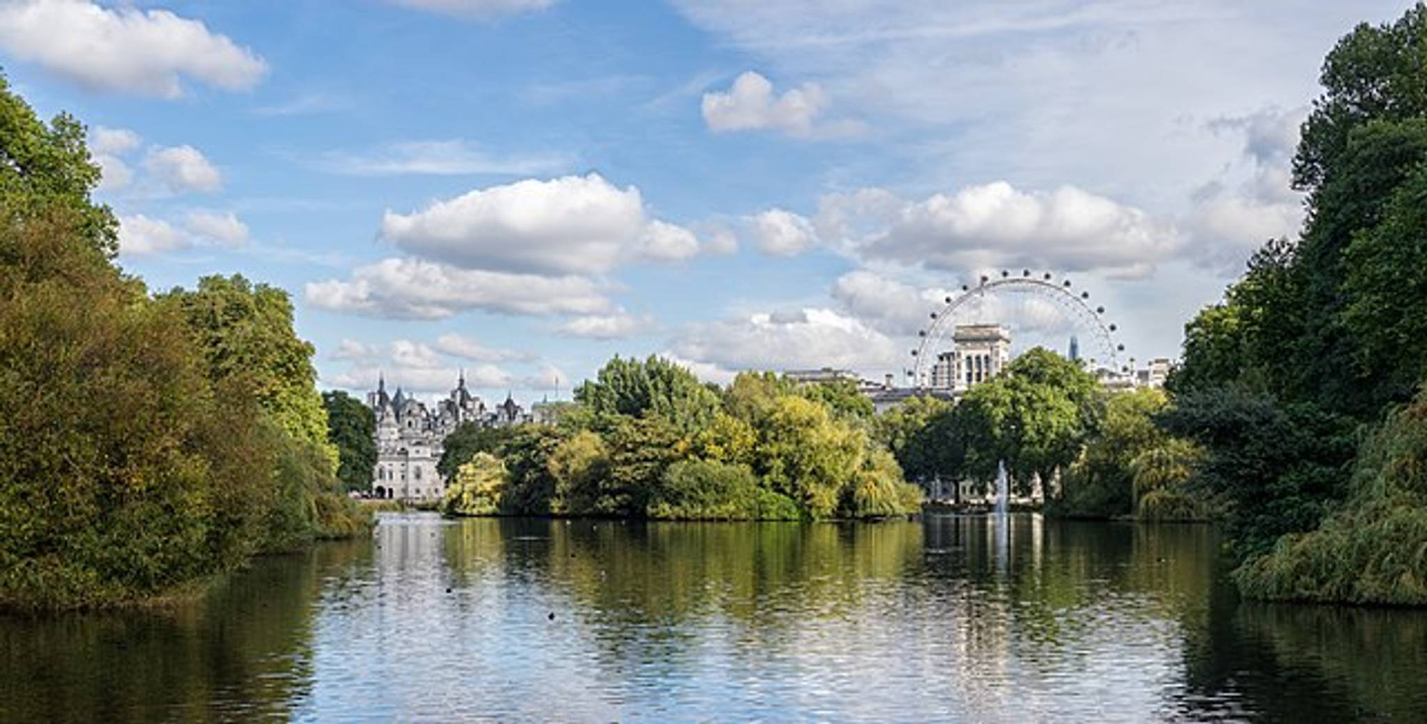 St James's Park Lake – East from the Blue Bridge