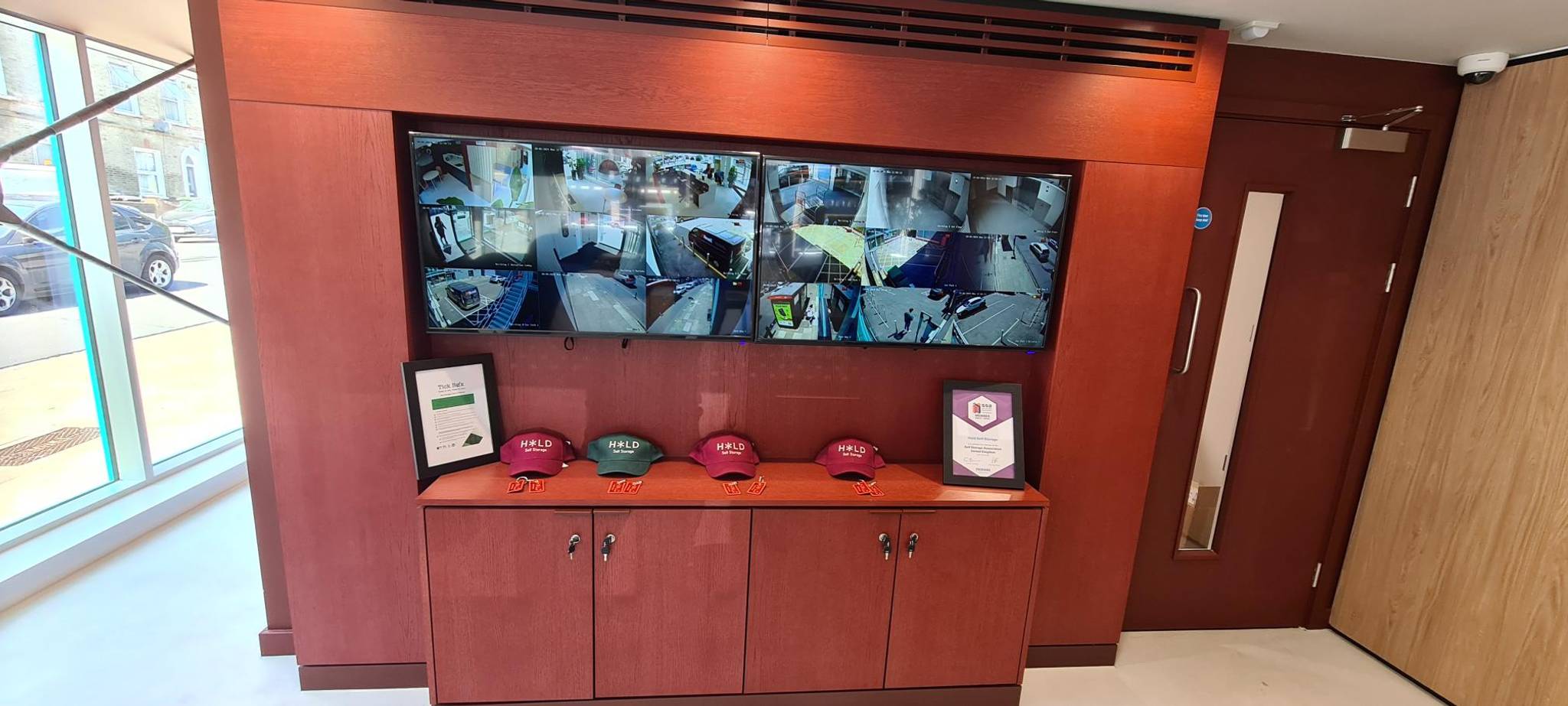 hold 24-hour cctv security