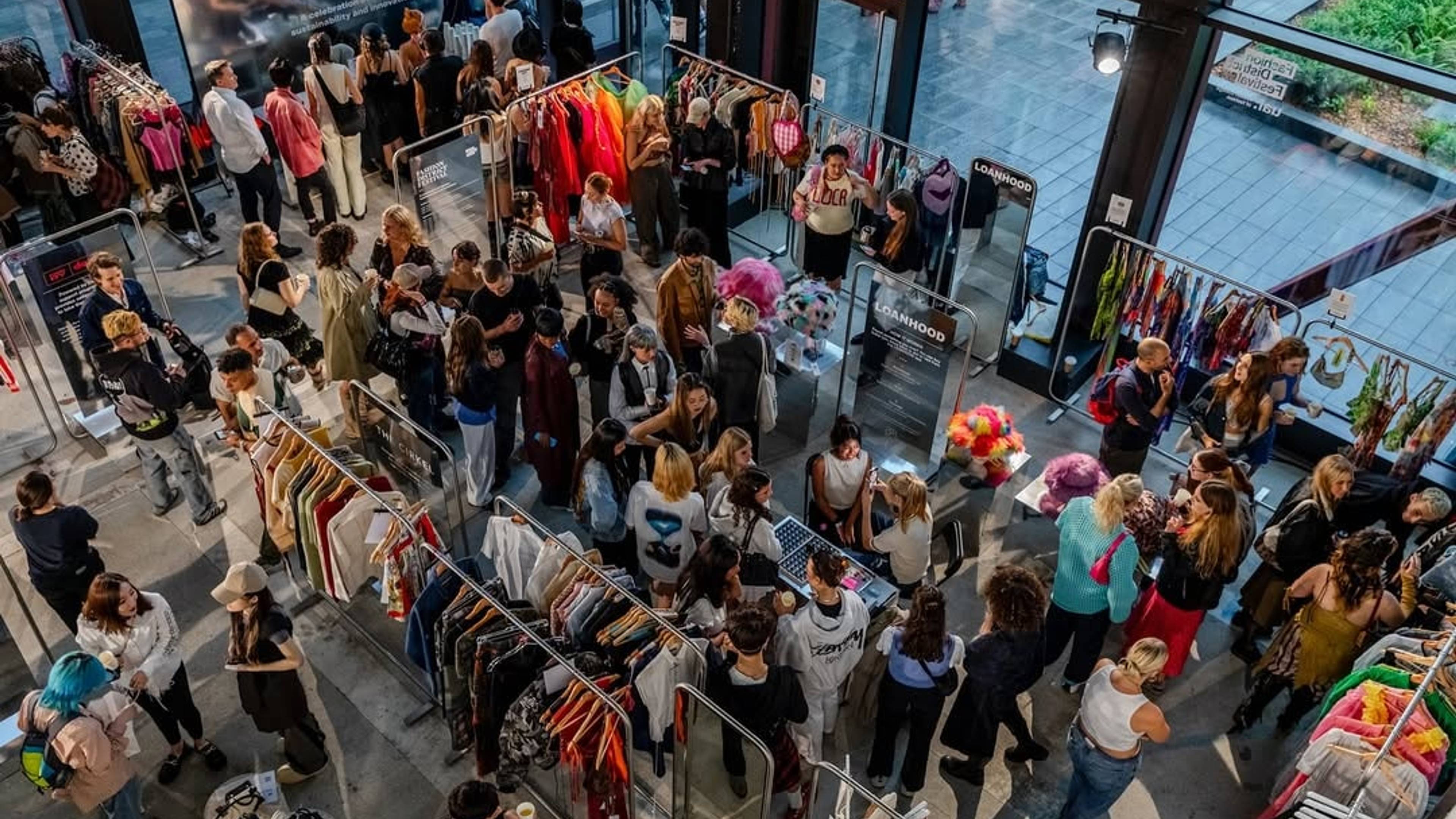 birds eye view of spitalfield market