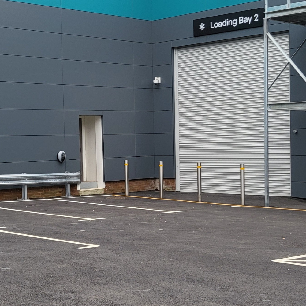 large loading bays at HOLD storage facility