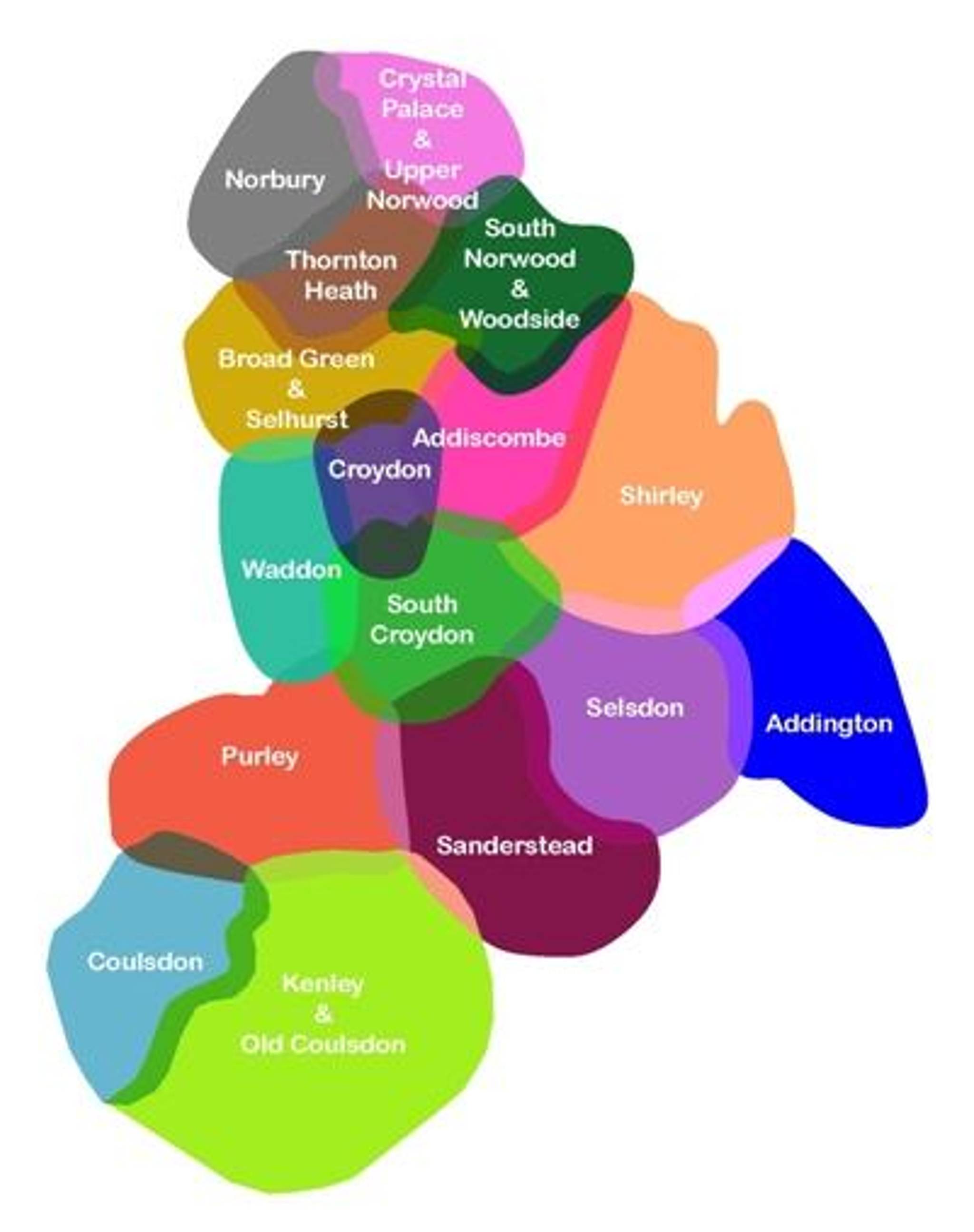 maps of croydon boroughs from the croydon council website