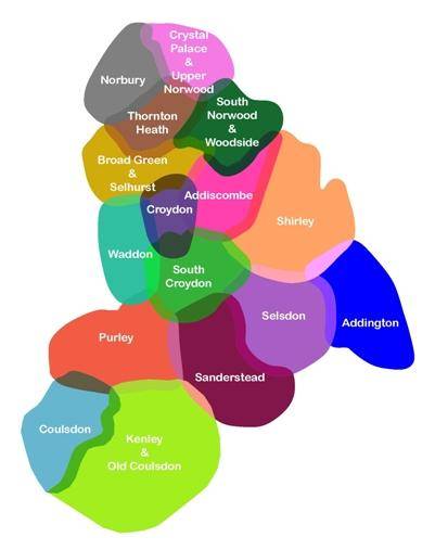 maps of croydon boroughs from the croydon council website