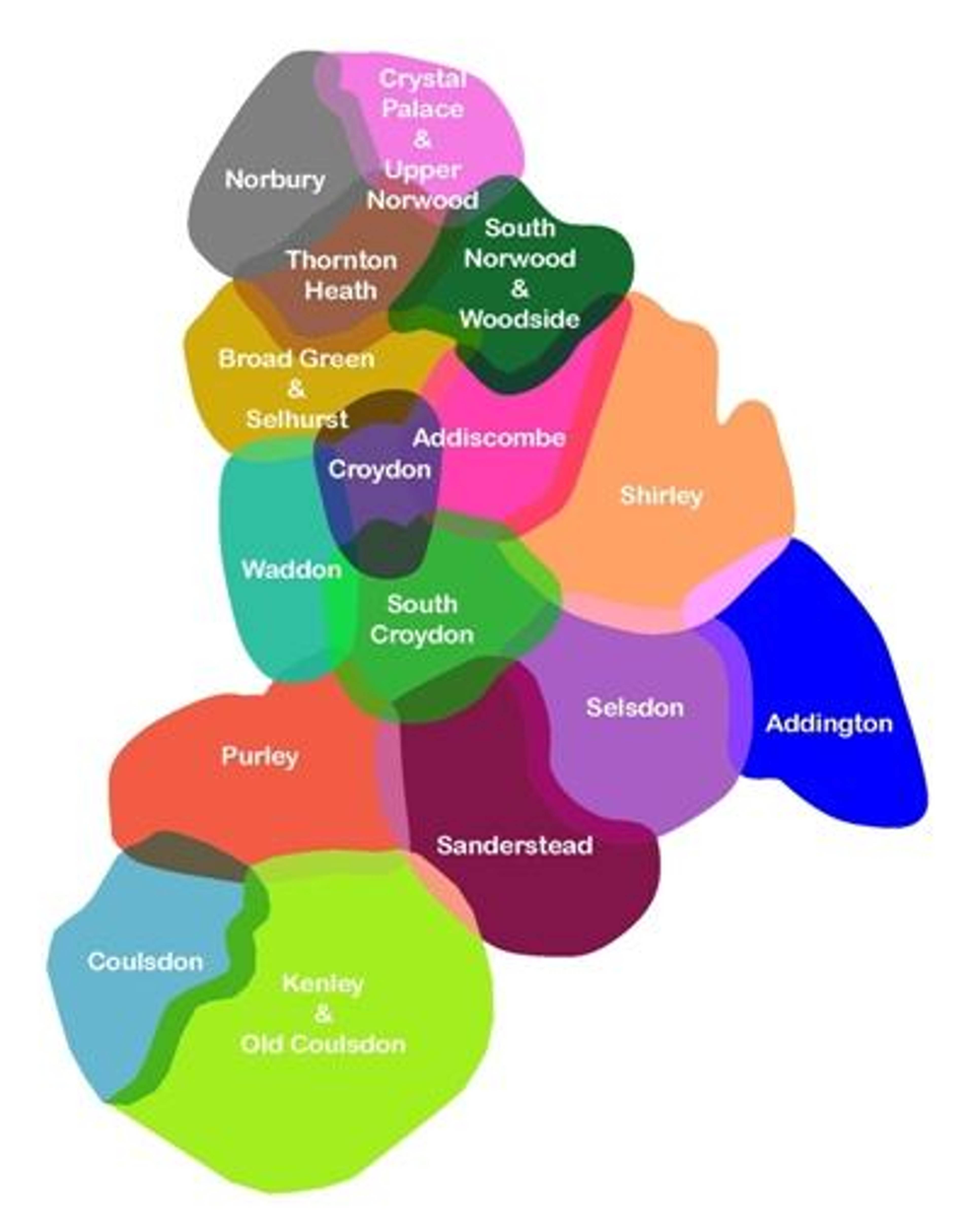maps of croydon boroughs from the croydon council website