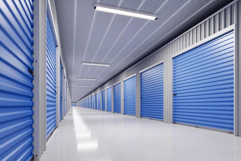 Inside storage facility