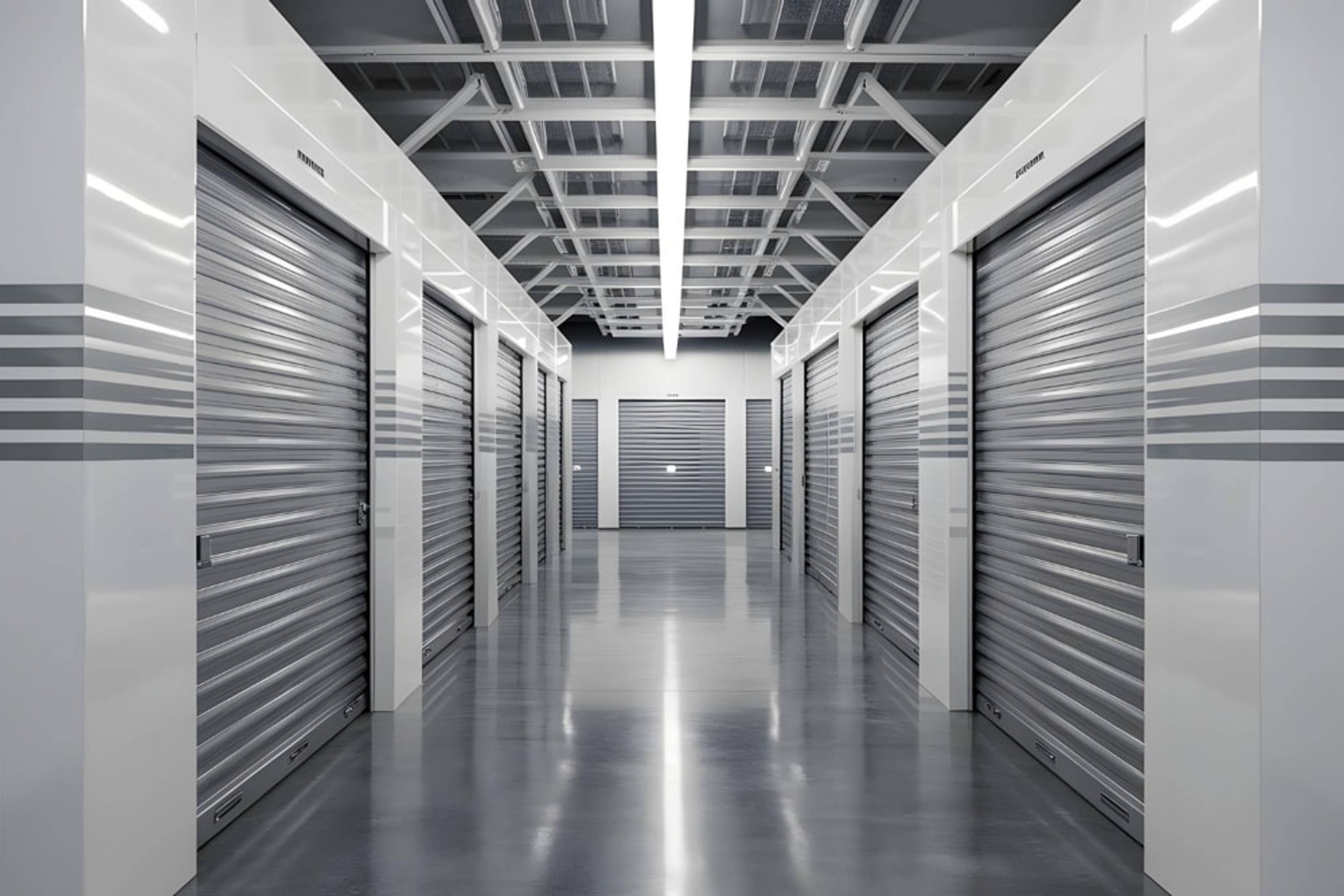 inside storage facility