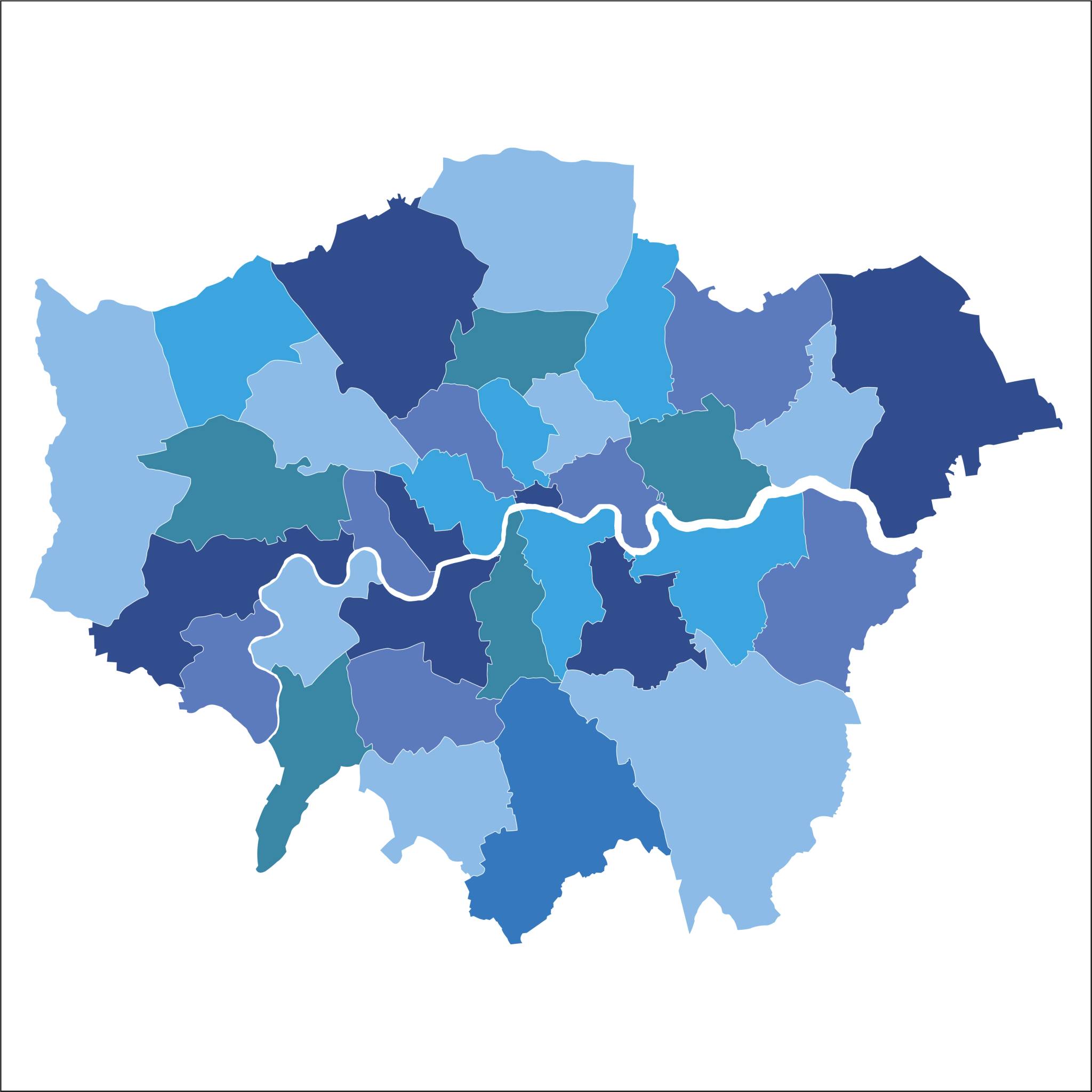 map of london