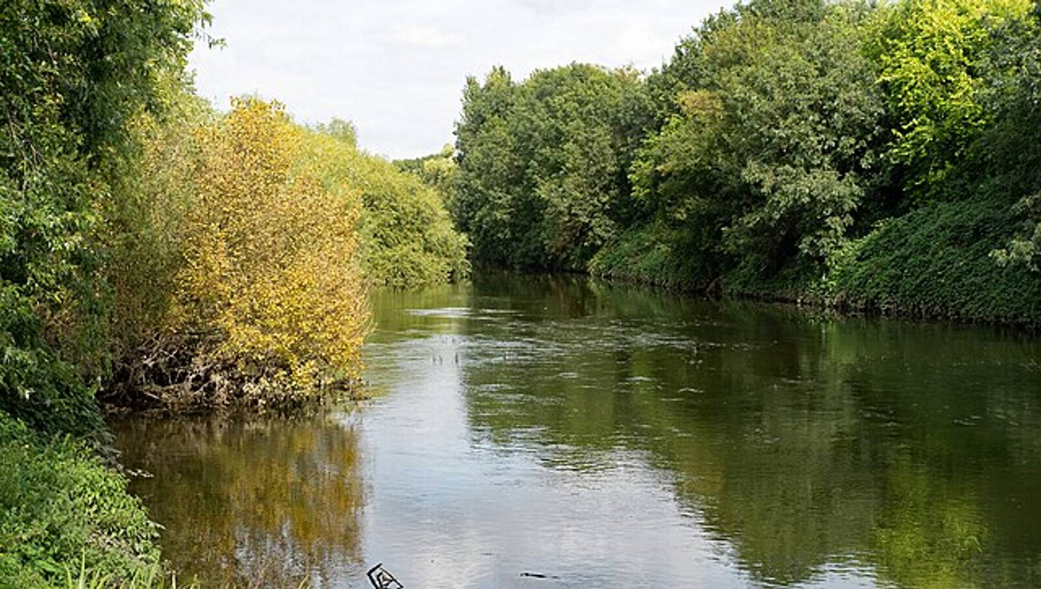 Hackney , River Lea near Hackney Marshes