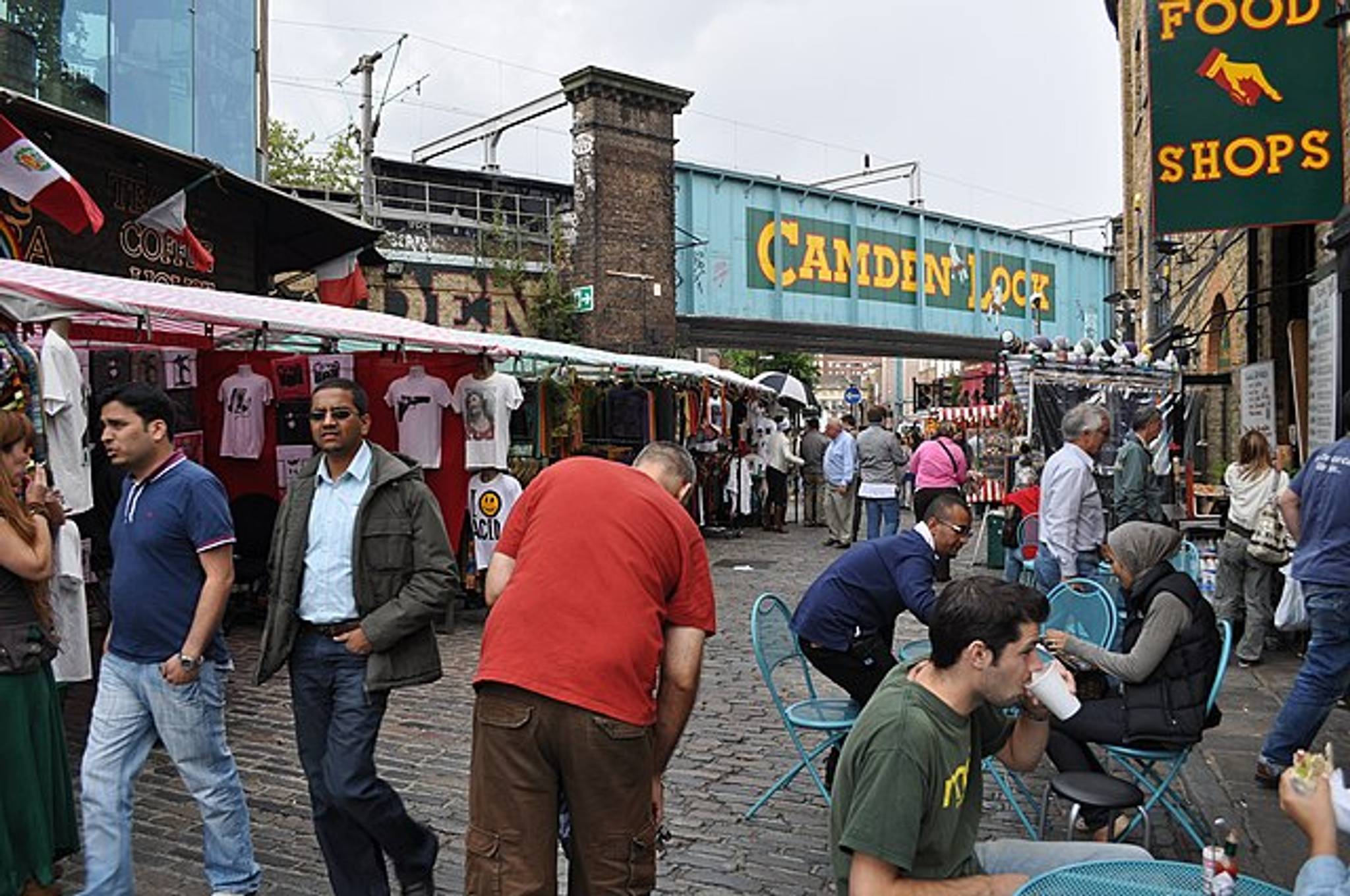 Camden Market near Camden Lock