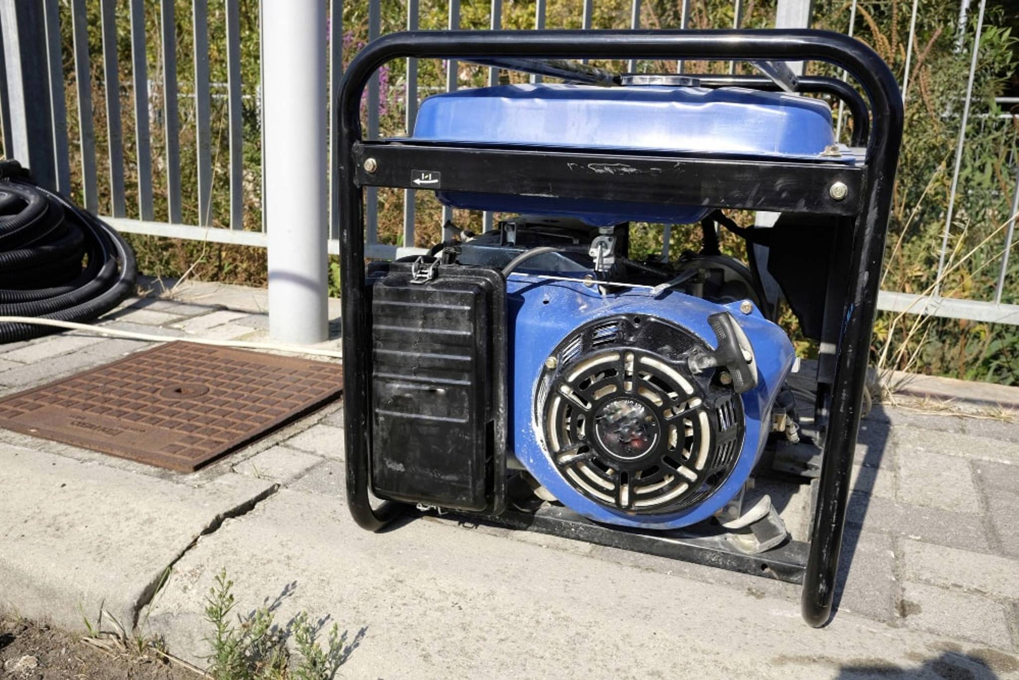 Old generator outside