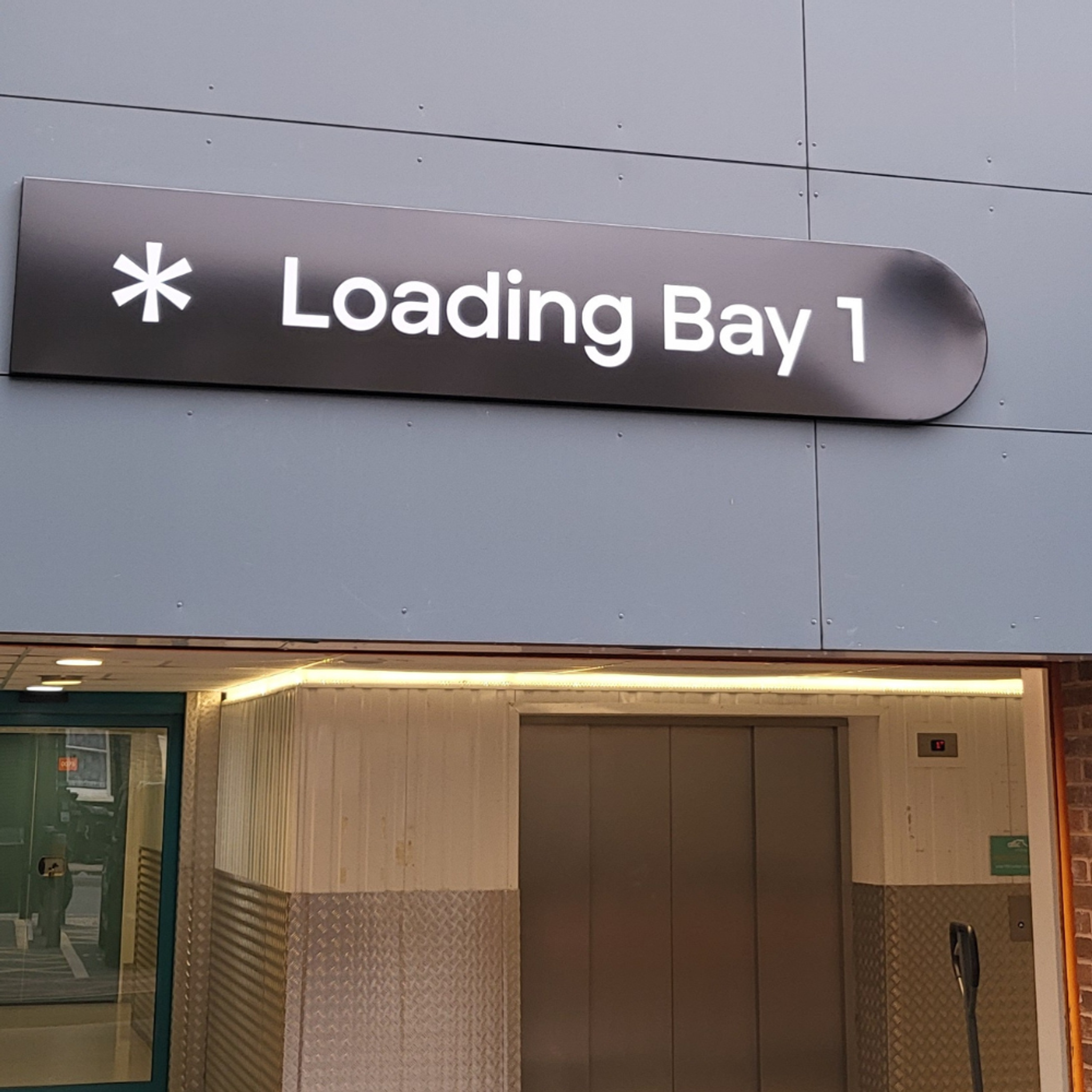 loading bay at HOLD self storage facility