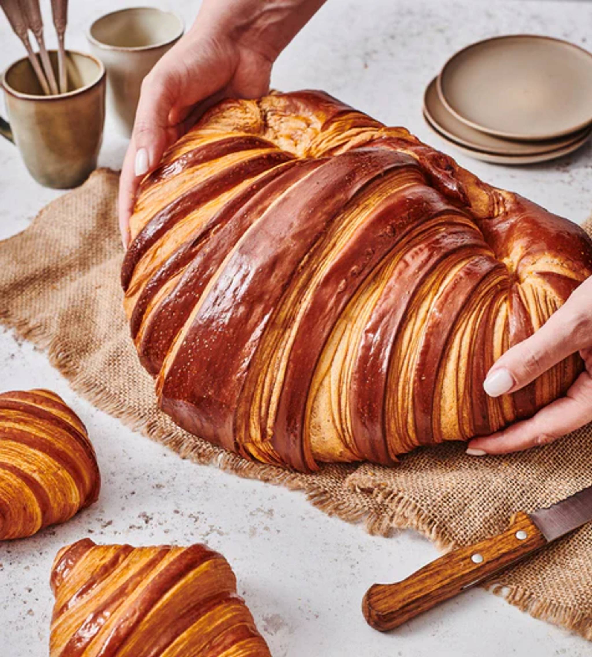 XXL croissants at Philippe Conticini