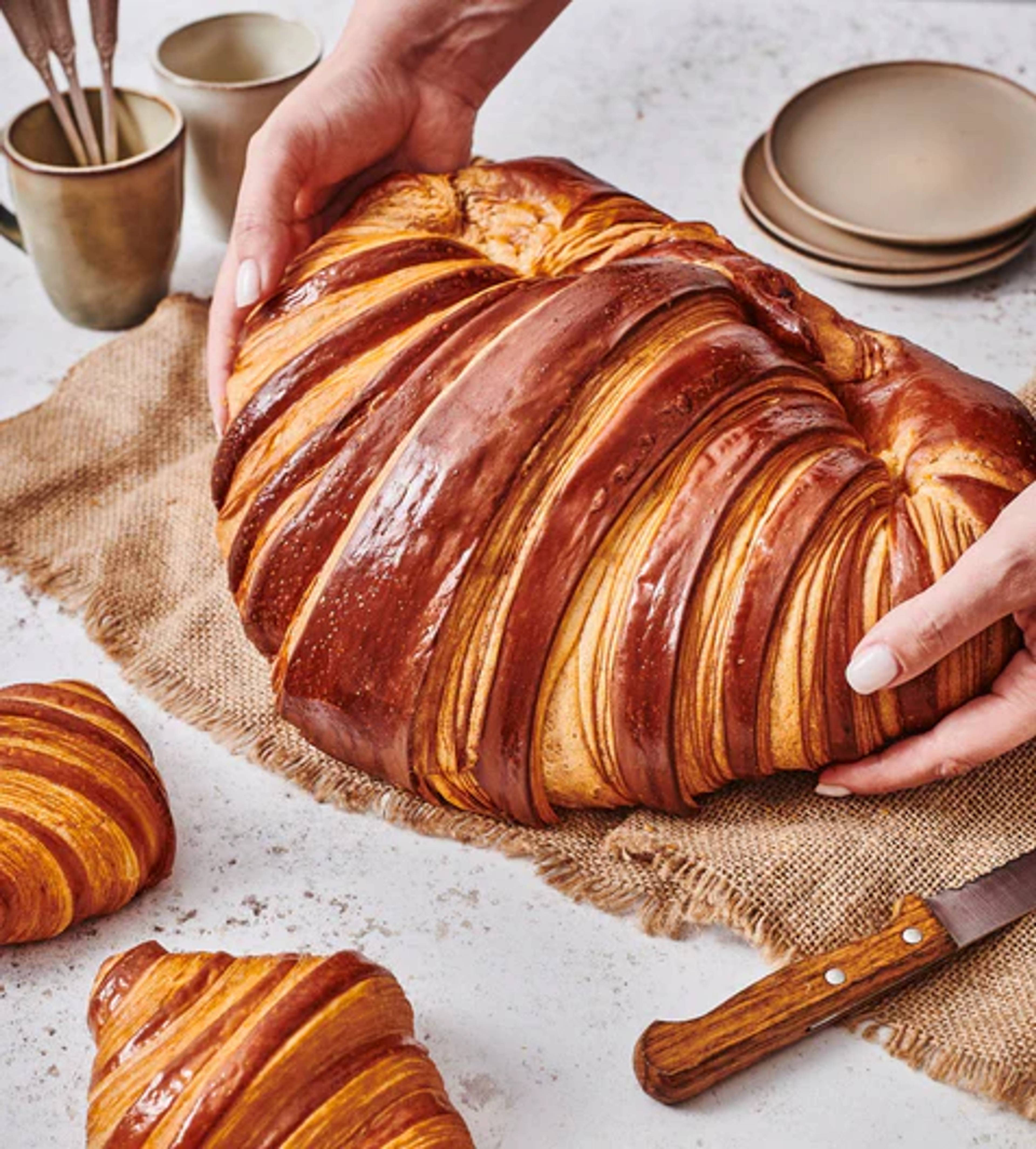 XXL croissants at Philippe Conticini