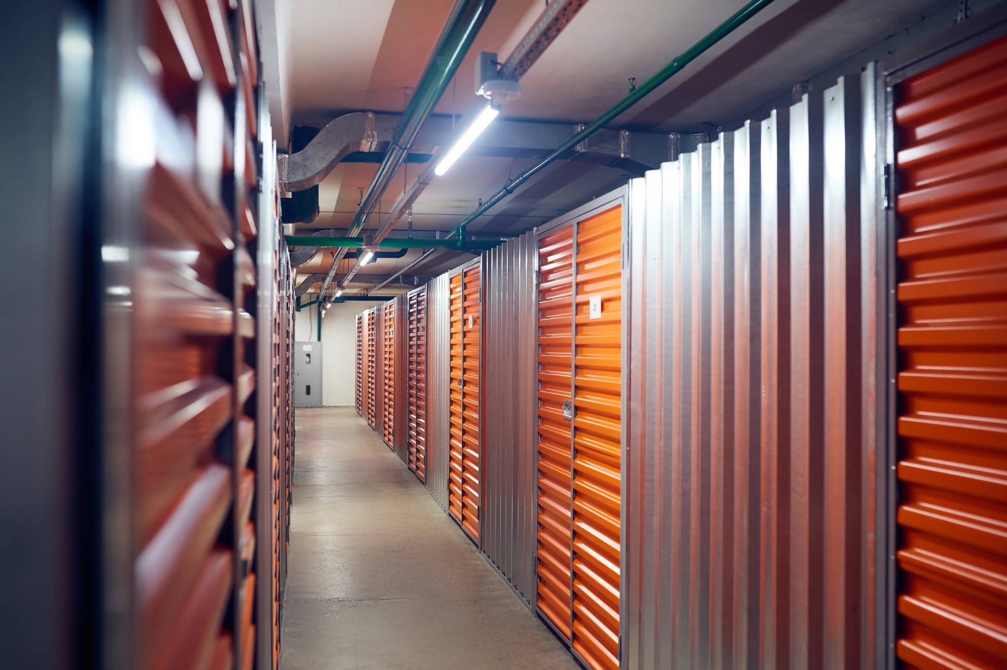 storage units inside facility
