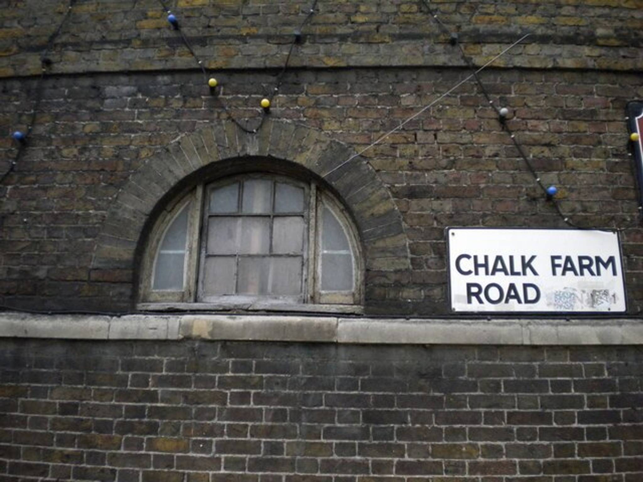 Street sign, Chalk Farm Road NW1