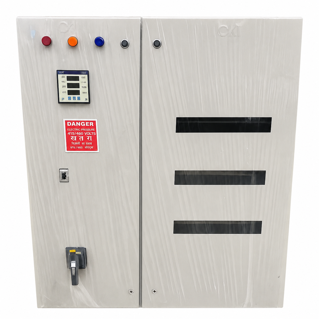 Changeover MCCB Distribution Panel With Unit Measurements