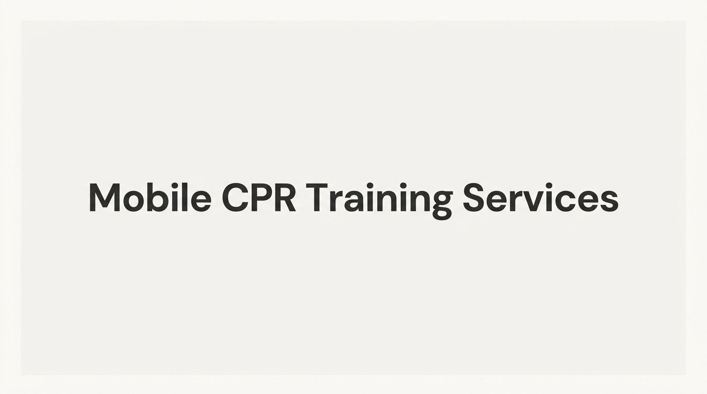9 Best Mobile CPR Training Services in 2026