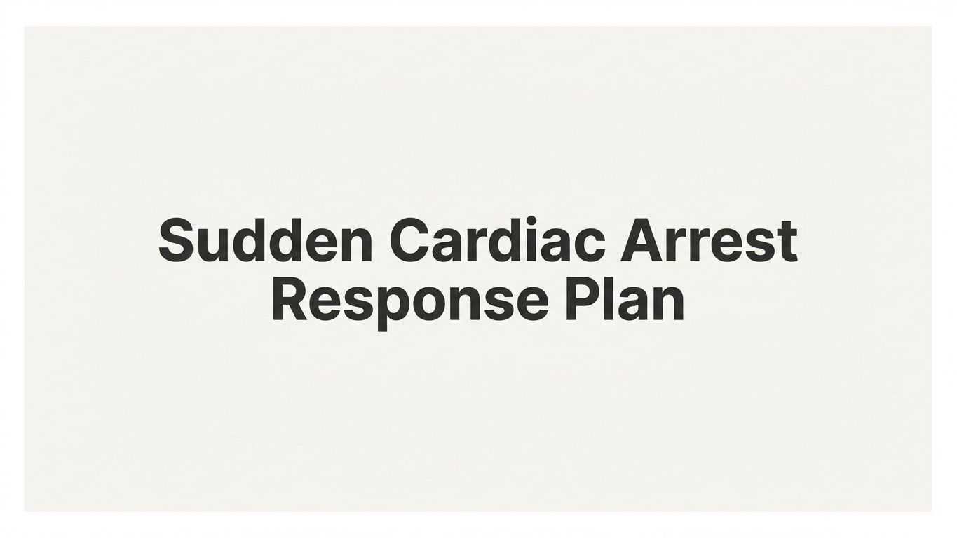 How to Build a Sudden Cardiac Arrest Response Plan for Your Workplace or Facility