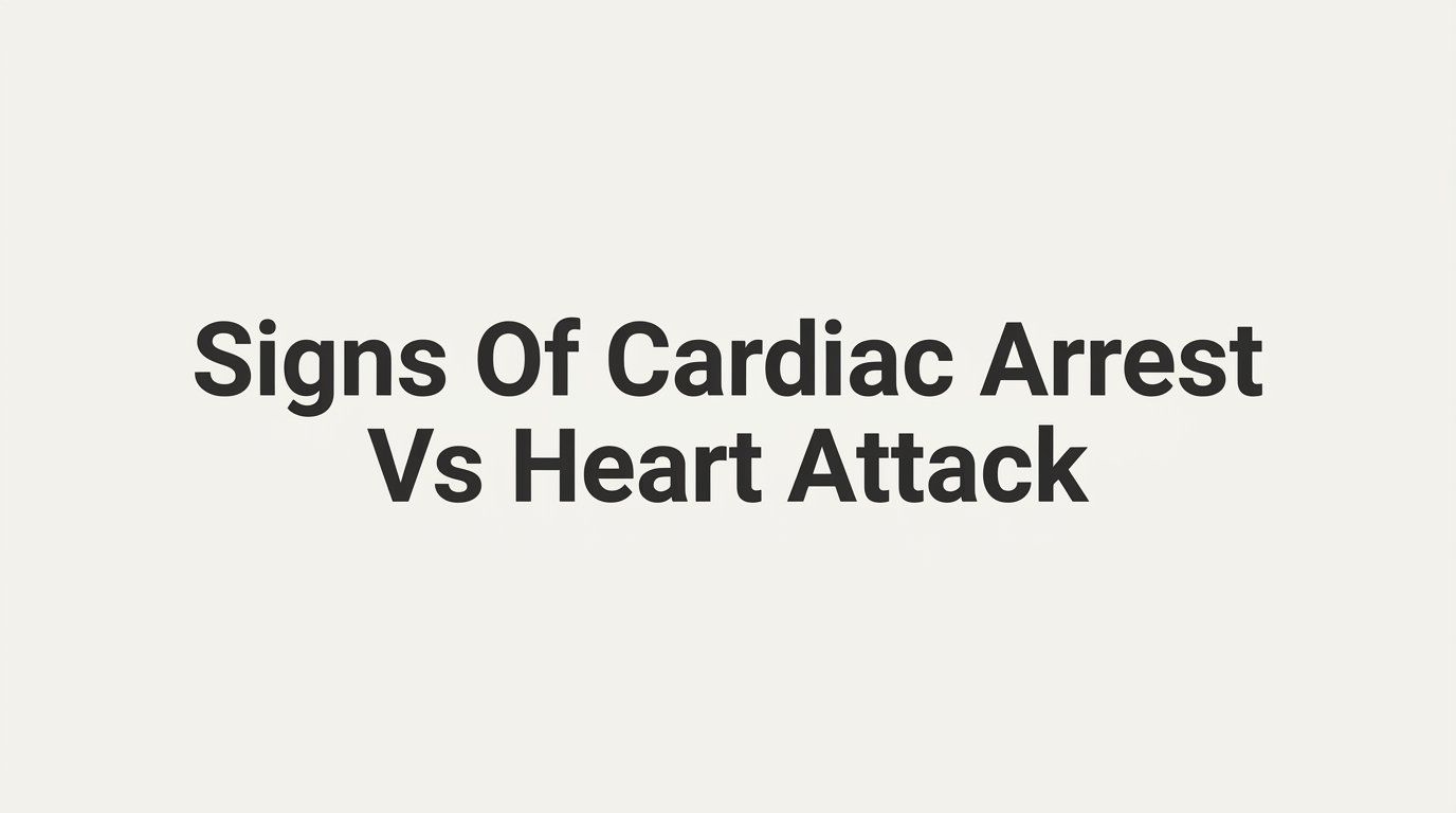 7 Strategies to Tell the Signs of Cardiac Arrest vs Heart Attack and Act Fast