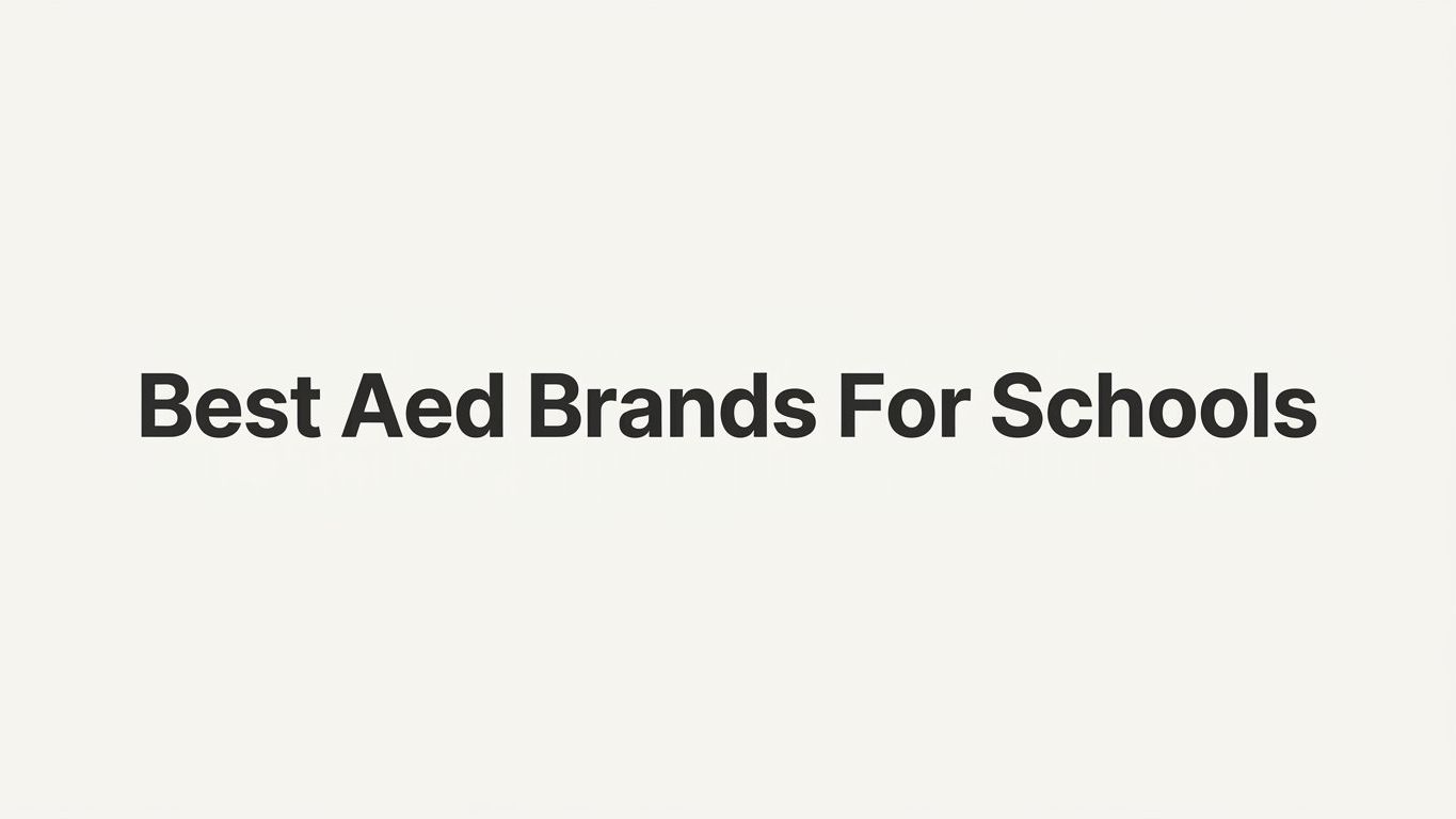 7 Tips to Choose the Best AED Brands for Schools