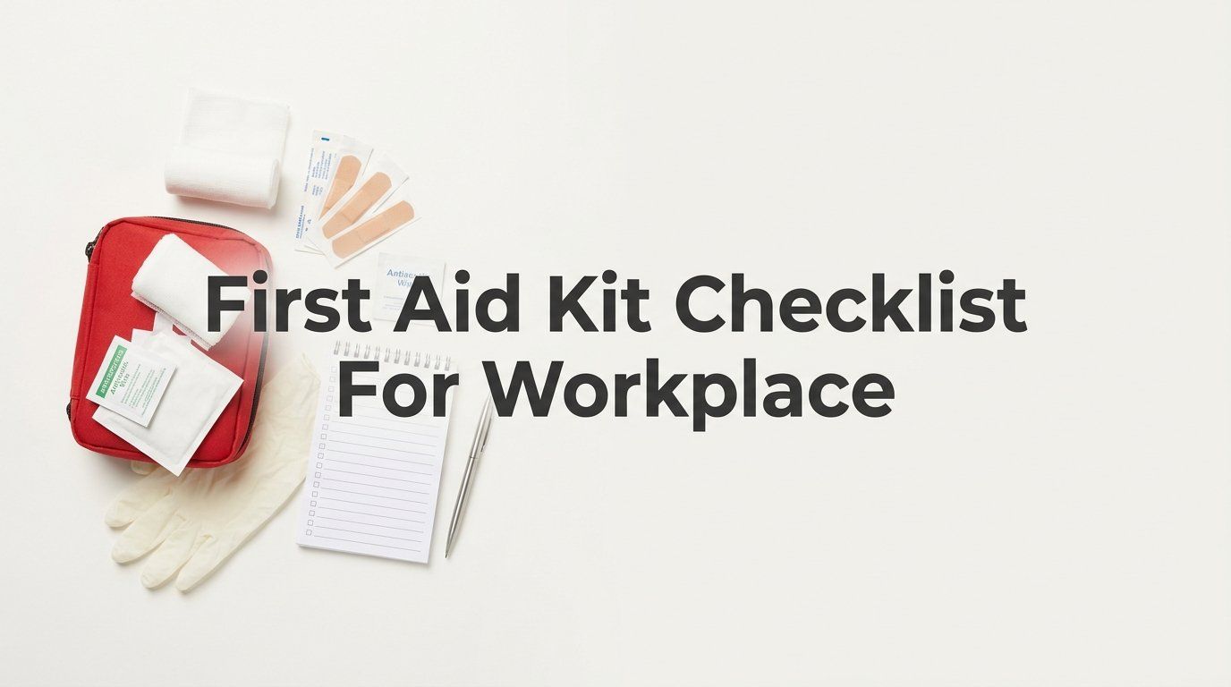 7 Strategies to Build a First Aid Kit Checklist for Workplace Readiness