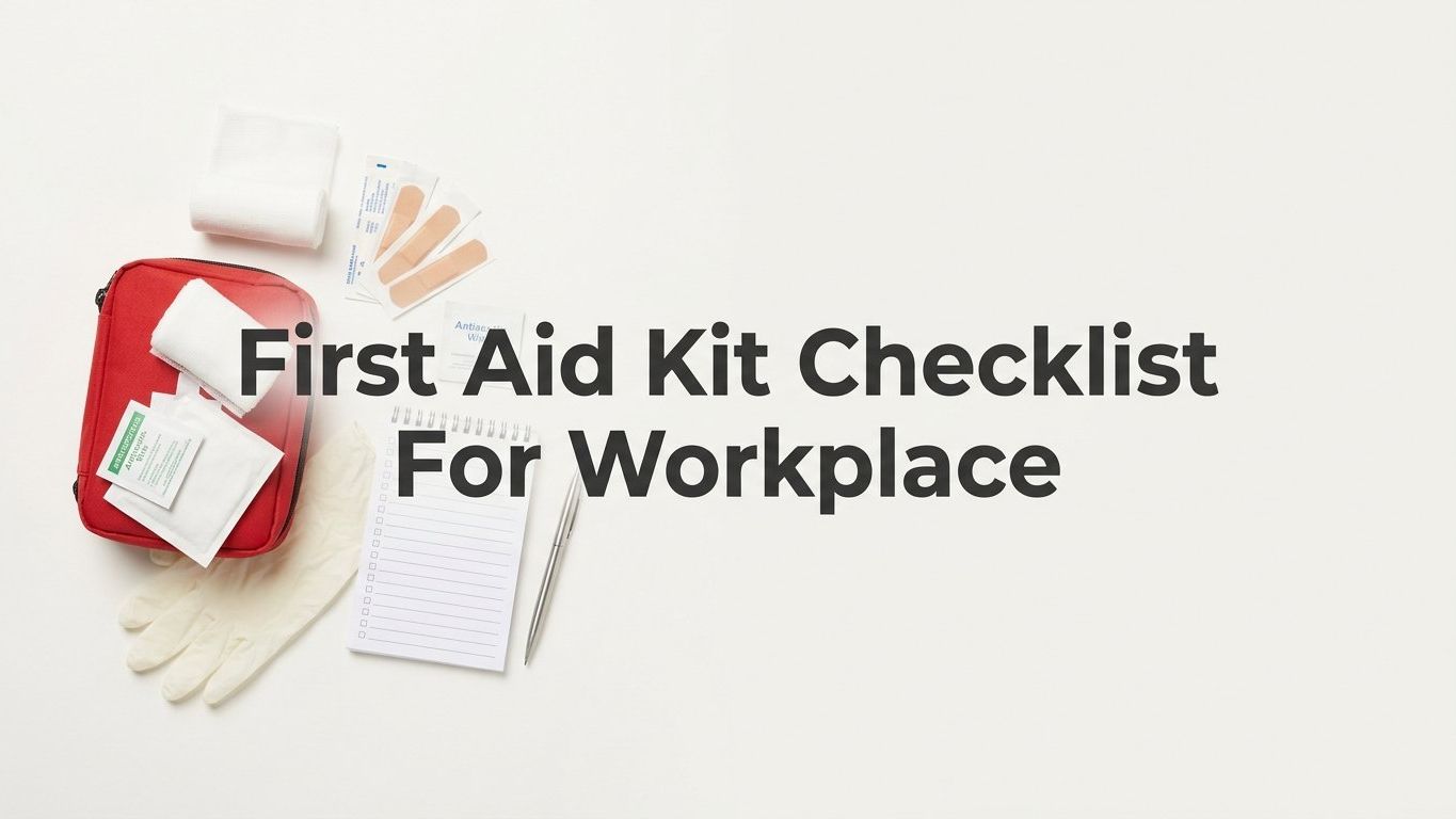 7 Strategies to Build a First Aid Kit Checklist for Workplace Readiness