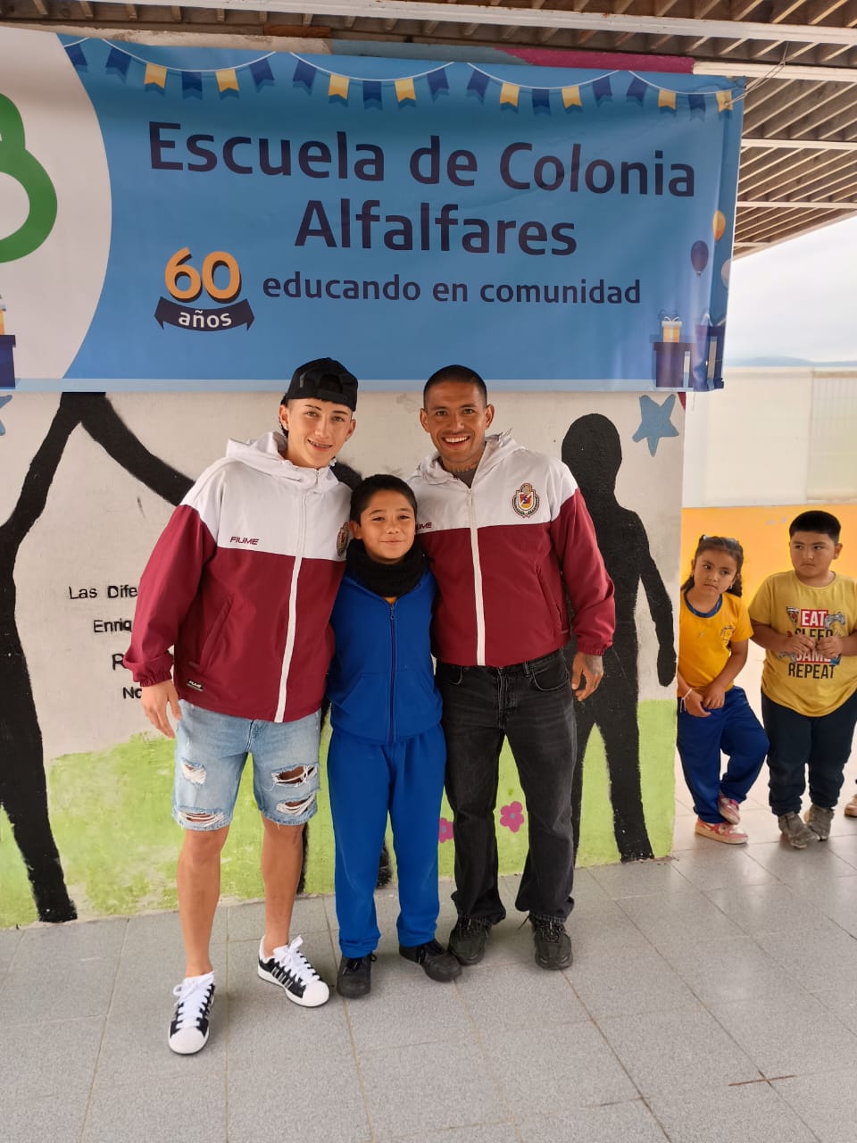 Club de deportes la Serena visita nuestra escuela.