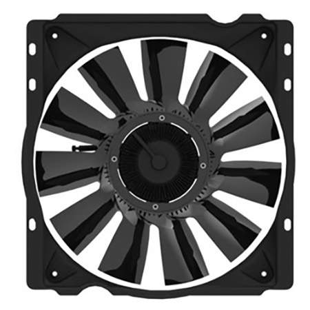 Electronically controlled variable speed cooling fan 