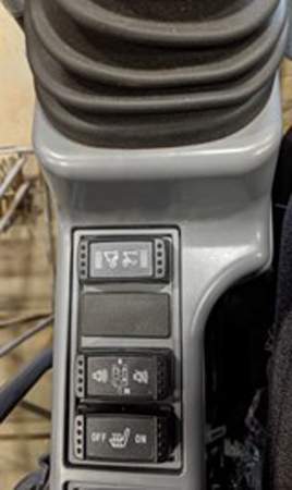 Coupler control switch on left side pilot tower