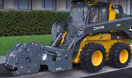 334 P-Tier Compact Track Loader with high flow cold planer