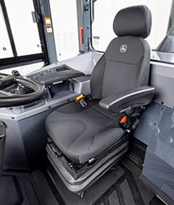 Optional air-ride suspension seat