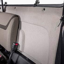 Rear panel cover