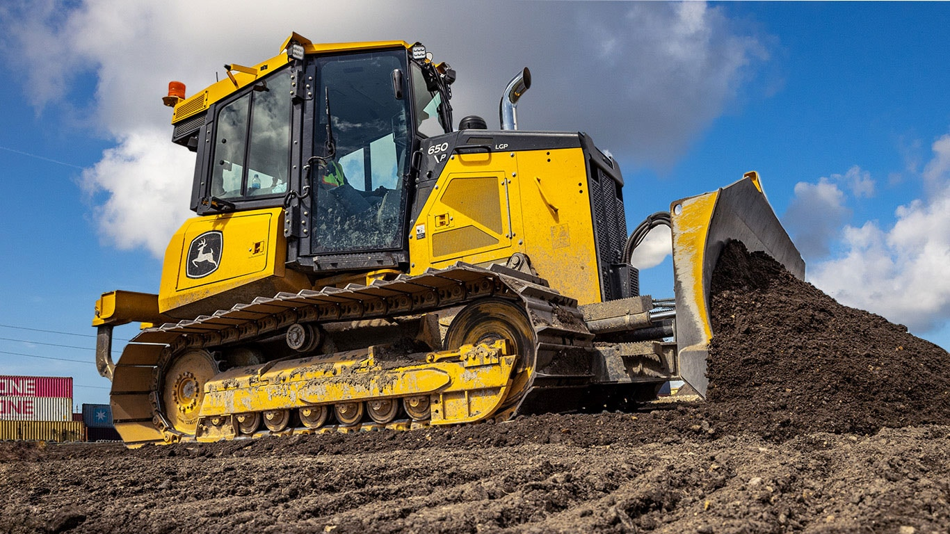 construction contractor using excavator Erie PA