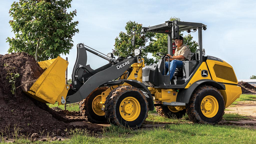 landscaping equipment operating on commercial property development project in Pennsylvania and New York