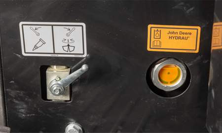 One-way and two-way selectable flow lever