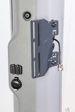 CB Radio Mounting Bracket, USB, and Auxiliary Port