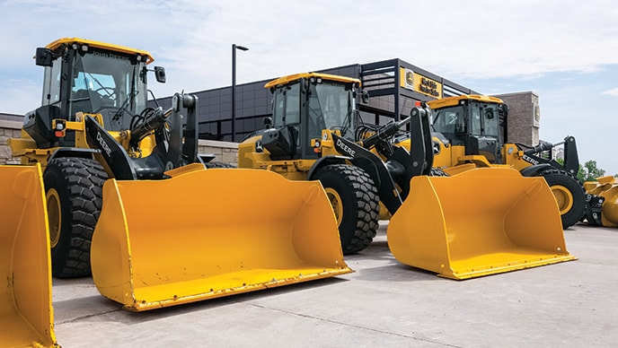 road construction excavator rental preparing infrastructure trench