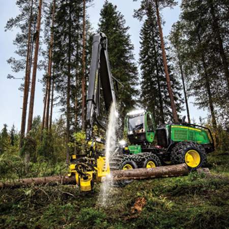 6-wheeled configuration of a Wheeled Harvester