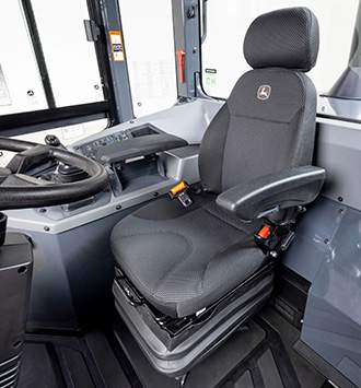 Optional air-ride suspension seat