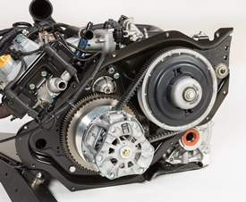 Variable-speed drive (shown on XUV590 engine)